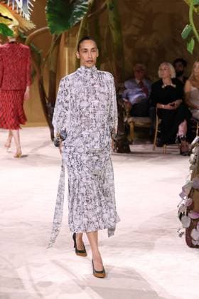 PFW Haute Couture Chanel Runway JD A model walks the runway at the Chanel show during Haute Couture Fashion Week in Paris, France, on 7 July 2026. Photo by Jerome Dominé ABACAPRESS.COM Paris France  Copyright: xDominexJerome ABACAx