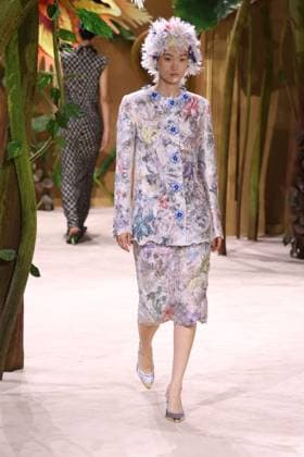 PFW Haute Couture Chanel Runway JD A model walks the runway at the Chanel show during Haute Couture Fashion Week in Paris, France, on 7 July 2026. Photo by Jerome Dominé ABACAPRESS.COM Paris France  Copyright: xDominexJerome ABACAx