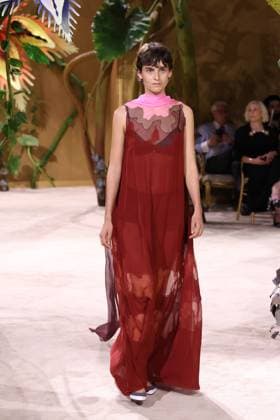 PFW Haute Couture Chanel Runway JD A model walks the runway at the Chanel show during Haute Couture Fashion Week in Paris, France, on 7 July 2026. Photo by Jerome Dominé ABACAPRESS.COM Paris France  Copyright: xDominexJerome ABACAx