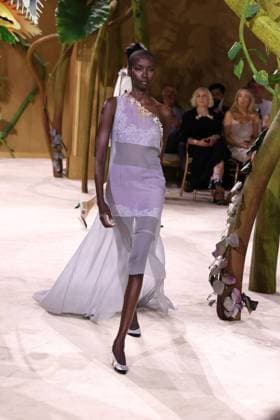 PFW Haute Couture Chanel Runway JD A model walks the runway at the Chanel show during Haute Couture Fashion Week in Paris, France, on 7 July 2026. Photo by Jerome Dominé ABACAPRESS.COM Paris France  Copyright: xDominexJerome ABACAx