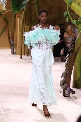 PFW Haute Couture Chanel Runway JD A model walks the runway at the Chanel show during Haute Couture Fashion Week in Paris, France, on 7 July 2026. Photo by Jerome Dominé ABACAPRESS.COM Paris France  Copyright: xDominexJerome ABACAx