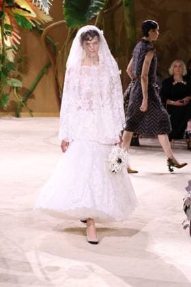 PFW Haute Couture Chanel Runway JD A model walks the runway at the Chanel show during Haute Couture Fashion Week in Paris, France, on 7 July 2026. Photo by Jerome Dominé ABACAPRESS.COM Paris France  Copyright: xDominexJerome ABACAx