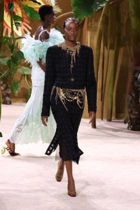 PFW Haute Couture Chanel Runway JD A model walks the runway at the Chanel show during Haute Couture Fashion Week in Paris, France, on 7 July 2026. Photo by Jerome Dominé ABACAPRESS.COM Paris France  Copyright: xDominexJerome ABACAx