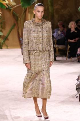 PFW Haute Couture Chanel Runway JD A model walks the runway at the Chanel show during Haute Couture Fashion Week in Paris, France, on 7 July 2026. Photo by Jerome Dominé ABACAPRESS.COM Paris France  Copyright: xDominexJerome ABACAx