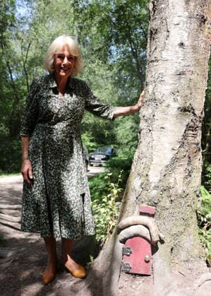 Queen Camilla Commemorates 100 Years Of Winnie The Pooh in Hartfield, UK, 07 July 2026 HARTFIELD, ENGLAND - JULY 07: Queen Camilla during her visit to Ashdown Forest to commemorate 100 Years of Winnie-the-Pooh at Ashdown Forest on July 07, 2026 in Hartfield, England. Ashdown Forest was the inspiration for the Hundred Acre Wood in A.A. Milne s classic Winnie-the-Pooh children s books. The Queen visited the forest in her role as patron of the Royal Literary Fund., Credit:Chris Jackson PA ROTA - B68 Avalon Hartfield, United Kingdom  Copyright: xChrisxJacksonx xPAxROTAx-xB68x xAvalonx 1115017855