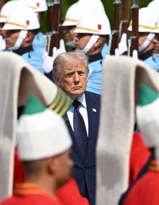 Turkish President Erdogan welcomes US President Trump with official ceremony in Ankara ANKARA, TURKIYE - JULY 7: Turkish President Recep Tayyip Erdogan welcomes US President Donald Trump, who is paying an official visit to Turkiye ahead of the 36th NATO Heads of State and Government Summit in Ankara, with an official ceremony at the Presidential Complex in Ankara, Turkiye on July 7, 2026. Mehmet Ali Ozcan Anadolu Ankara Turkey. Editorial use only. Please get in touch for any other usage.  Copyright: x2026xAnadoluxMehmetxAlixOzcanx