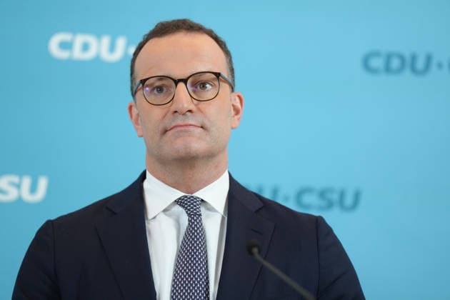 Pressekonferenz der CDU-CSU vor der Fraktionssitzung im Bundestag Jens Spahn (CDU) im Portrait bei der Pressekonferenz im Vorfeld der Fraktionssitzung im Bundestag, Berlin, 07.07.2026 Berlin Berlin Deutschland *** CDU CSU press conference ahead of the parliamentary group meeting in the Bundestag: A portrait of Jens Spahn (CDU) at the press conference ahead of the parliamentary group meeting in the Bundestag, Berlin, July 7, 2026, Berlin, Berlin, Germany