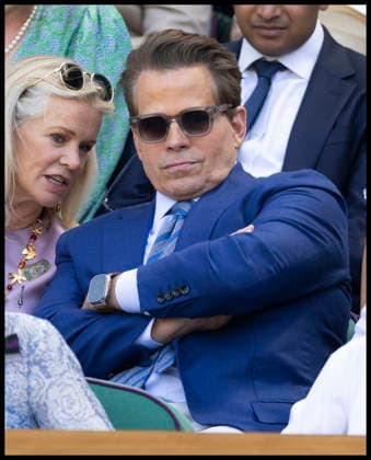 . 07 07 2026. London, United Kingdom. Anthony Scaramucci in the Royal Box on day nine of the Wimbledon Tennis Championships in London.  xStephenxLockx xi-Imagesx IIM-26890-0048