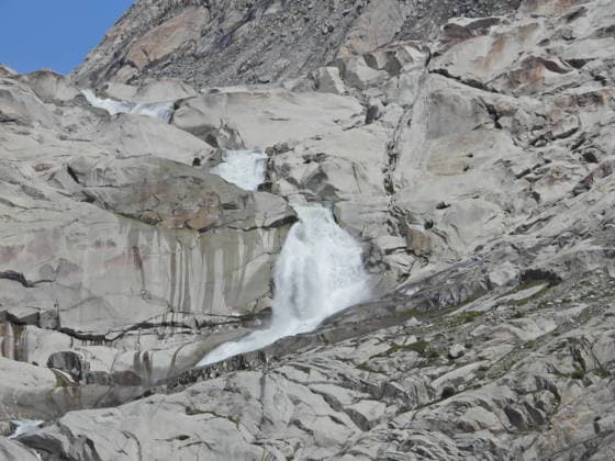 07.07.26 Schweiz Wallis, Tourismus,Tourismusbranche Gletscherschmelze. Bild, Ehemaliger Rhonegletscher. *** 07 07 26 Switzerland, Valais, Tourism, Tourism Industry, Glacier Melting, Photo, Former Rhone Glacier 