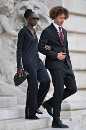 PFW Haute Couture Chanel Outside Arrivals JR Eye Haidara arriving at the Chanel show during Haute Couture Fashion Week in Paris, France, on 7 July 2026. Photo by Julien Reynaud APS-Medias ABACAPRESS.COM Paris France  Copyright: xReynaudxJulien APS-Medias ABACAx
