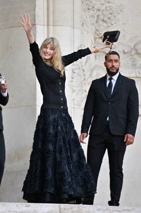 PFW Haute Couture Chanel Outside Arrivals JR Arielle Dombasle arriving at the Chanel show during Haute Couture Fashion Week in Paris, France, on 7 July 2026. Photo by Julien Reynaud APS-Medias ABACAPRESS.COM Paris France  Copyright: xReynaudxJulien APS-Medias ABACAx