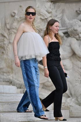 PFW Haute Couture Chanel Outside Arrivals JR Christine Würfel–Stauss arriving at the Chanel show during Haute Couture Fashion Week in Paris, France, on 7 July 2026. Photo by Julien Reynaud APS-Medias ABACAPRESS.COM Paris France  Copyright: xReynaudxJulien APS-Medias ABACAx