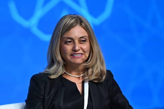 NATO Ankara Summit ANKARA, TURKIYE - JULY 07: Turkiye Development Fund General Manager Elif Emirli Altug delivers a speech during the Defense Industry Forum held as part of the 36th NATO Summit in Ankara, Turkiye, on July 7, 2026. Harun Ozalp Anadolu Ankara Turkey. Editorial use only. Please get in touch for any other usage.  Copyright: x2026xAnadoluxHarunxOzalpx