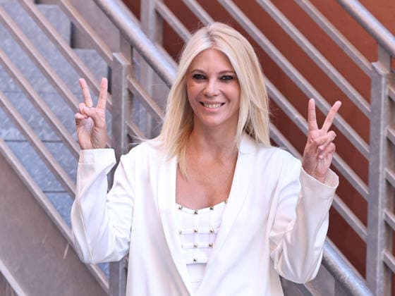 IPA86474484 - Rome, Rai Teulada headquarters, presentation of La partita del cuore 2026. Pictured: Eleonora Daniele  Copyright: xMarcoxProvvisionatox xMarcoxProvvisionatox 86474484