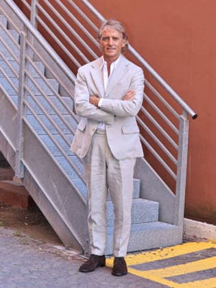 IPA86474377 - Rome, at the Rai Teulada headquarters, presentation of La partita del cuore 2026. Pictured: Roberto Mancini  Copyright: xMarcoxProvvisionatox xMarcoxProvvisionatox 86474377