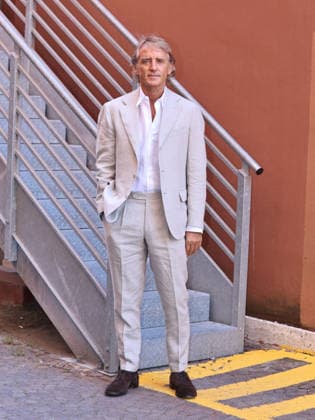 IPA86474397 - Rome, at the Rai Teulada headquarters, presentation of La partita del cuore 2026. Pictured: Roberto Mancini  Copyright: xMarcoxProvvisionatox xMarcoxProvvisionatox 86474397