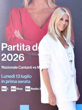 IPA86474550 - Rome, Rai Teulada headquarters, presentation of La partita del cuore 2026. Pictured: Eleonora Daniele  Copyright: xMarcoxProvvisionatox xMarcoxProvvisionatox 86474550