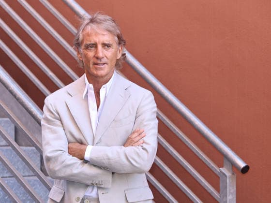 IPA86474383 - Rome, at the Rai Teulada headquarters, presentation of La partita del cuore 2026. Pictured: Roberto Mancini  Copyright: xMarcoxProvvisionatox xMarcoxProvvisionatox 86474383