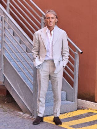 IPA86474395 - Rome, at the Rai Teulada headquarters, presentation of La partita del cuore 2026. Pictured: Roberto Mancini  Copyright: xMarcoxProvvisionatox xMarcoxProvvisionatox 86474395