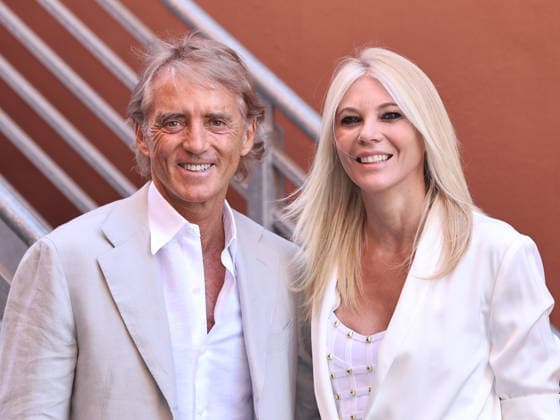 IPA86474453 - Rome, RAI Teulada headquarters, presentation of La partita del cuore 2026. Pictured: Roberto Mancini, Eleonora Daniele  Copyright: xMarcoxProvvisionatox xMarcoxProvvisionatox 86474453