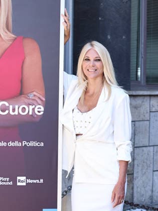 IPA86474536 - Rome, Rai Teulada headquarters, presentation of La partita del cuore 2026. Pictured: Eleonora Daniele  Copyright: xMarcoxProvvisionatox xMarcoxProvvisionatox 86474536