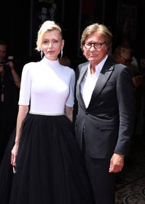 Mohamed Hadid and his partner Keni Silva at the Stéphane Rolland fashion show at the Olympia, Fall Winter 2026–2027 Haute Couture Collection during Paris Fashion Week, on July 7, 2026. Denis Guignebourg, Bestimage. Celebrities at the Stéphane Rolland Fall Winter 2026–2027 Haute Couture Collection fashion show, during Paris Fashion Week, on July 7, 2026, Paris, France  Copyright: xDenisxGuignebourgx xBestimagexDenisxGuignebourgx xBestimagex