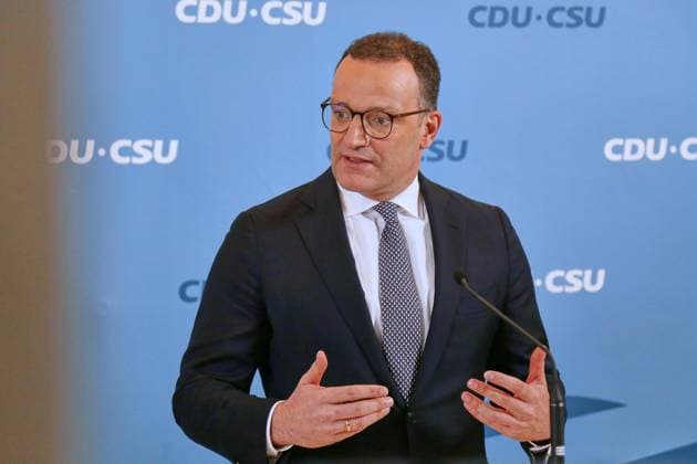 Berlin, Deutschland, 07.07.2026: Deutscher Bundestag: Unions-Fraktionssitzung: Fraktionschef Jens Spahn (CDU) gibt ein Pressestatement *** Berlin, Germany, July 7, 2026 German Bundestag CDU CSU parliamentary group meeting; parliamentary group leader Jens Spahn (CDU) issues a press statement Copyright: xdtsxNachrichtenagenturx dts_126704
