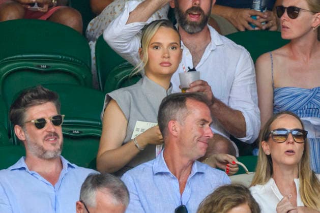 July 7, 2026, London, London, UK: London, UK. Influencer Molly-Mae Hague watches centre court tennis during day nine of The Wimbledon Tennis Championships at All England Lawn Tennis and Croquet Club. London UK  - ZUMAl94_ 20260707_zaf_l94_013 Copyright: xRayxTangx