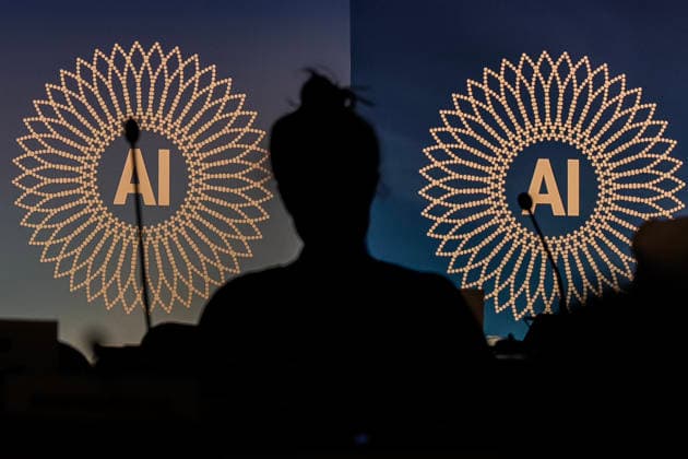 World Summit on Artificial Intelligence Jean Marc Ferré MAXPPP Geneva July 7, 2026 A view of the AI logo during the World Summit on Artificial Intelligence at Palexpo in Geneva on July 7, 2026 Photo by Jean Marc Ferré MAXPPP Geneva, Geneva, Switzerland  Copyright: xMAXPPPxJeanxMarcxFerréx FRR202607078792 FRR202607078792