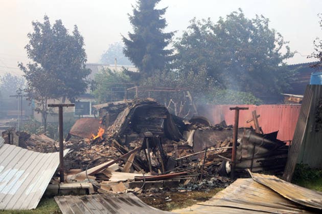 RECORD DATE NOT STATED The aftermath of a massive combined Russian attack on a residential building, Vyshneve, Kyiv region, Ukraine, on July 6, 2026. Russian forces launched a large-scale attack on the city and the surrounding region using ballistic and cruise missiles, as well as attack drones. Dozens of houses on five streets were destroyed, while warehouses and businesses were damaged. More than 600 local residents were evacuated because of the risk posed by unexploded ordnance. Six people were killed and at least 26 injured, including a nine-month-old infant and a 12-year-old child (Photo by Volodymyr Tarasov Ukrinform) Russian forces strike Zaporizhzhia with two guided bombs  Copyright: xVolodymyrxTarasovx