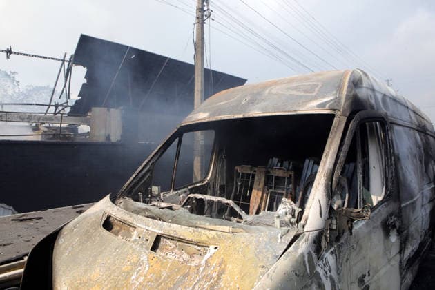 RECORD DATE NOT STATED A car destroyed in a massive combined Russian attack, Vyshneve, Kyiv region, Ukraine, on July 6, 2026. Russian forces launched a large-scale attack on the city and the region using ballistic and cruise missiles, as well as attack drones. Dozens of houses on five streets were destroyed, while warehouses and businesses sustained damage. More than 600 local residents were evacuated due to the detonation of explosive hazards. Six people were killed and at least 26 others were injured, including a nine-month-old baby and a 12-year-old child (Photo by Volodymyr Tarasov Ukrinform) Russian forces strike Zaporizhzhia with two guided bombs  Copyright: xVolodymyrxTarasovx