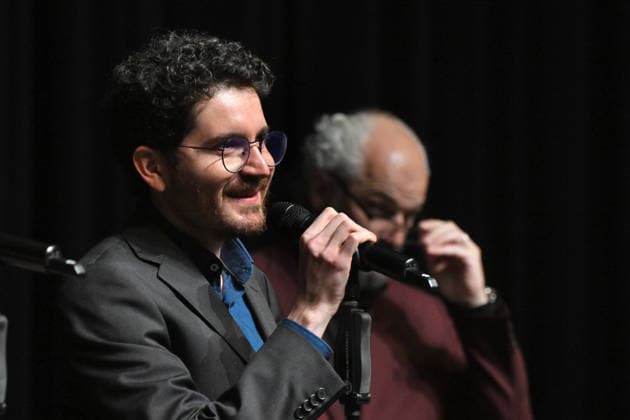 The 60th Karlovy Vary International Film Festival continued on its fifth day, in Karlovy Vary, Czech Republic, on July 7, 2026. A delegation of filmmakers presented the competition film Five Years and Four Months , a co-production between Colombia and the United States. Director Esteban Hoyos Garcia. (CTKxPhoto SlavomirxKubes) CTKPhotoP2026070707313  CTKPhotoP2026070707313