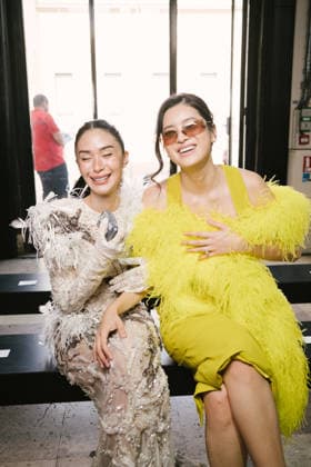 Somrutai Rattanawaraha and Heart Evangelista in the front row at the Germanier Fall Winter 2026–2027 Haute Couture fashion show during Paris Fashion Week (PFW) at the Palais de Tokyo in Paris, France, on July 7, 2026 Sam Delpech Bestimage Somrutai Rattanawaraha and Heart Evangelista at the Germanier show during Paris Haute Couture Fashion Week, for the presentation of the Fall Winter 2026–2027 Haute Couture collection, on July 7, 2026, Paris, France  Copyright: xSamxDelpechx xBestimagexSamxDelpechx xBestimagex