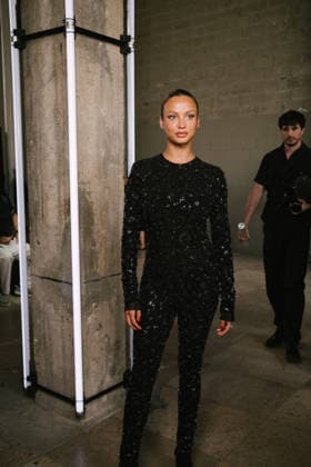 Rose Bertram in the front row at the Germanier Fall Winter 2026–2027 Haute Couture Collection fashion show during Paris Fashion Week (PFW) at the Palais de Tokyo in Paris, France, on July 7, 2026. Sam Delpech, Bestimage. Rose Bertram at the Germanier show during Paris Haute Couture Fashion Week, for the presentation of the Fall Winter 2026–2027 Haute Couture collection, on July 7, 2026, in Paris, France.  Copyright: xSamxDelpechx xBestimagexSamxDelpechx xBestimagex