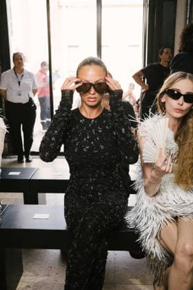 Rose Bertram in the front row at the Germanier Fall Winter 2026–2027 Haute Couture Collection fashion show during Paris Fashion Week (PFW) at the Palais de Tokyo in Paris, France, on July 7, 2026. Sam Delpech, Bestimage. Rose Bertram at the Germanier show during Paris Haute Couture Fashion Week, for the presentation of the Fall Winter 2026–2027 Haute Couture collection, on July 7, 2026, in Paris, France.  Copyright: xSamxDelpechx xBestimagexSamxDelpechx xBestimagex