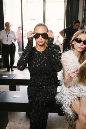 Rose Bertram in the front row at the Germanier Fall Winter 2026–2027 Haute Couture Collection fashion show during Paris Fashion Week (PFW) at the Palais de Tokyo in Paris, France, on July 7, 2026. Sam Delpech, Bestimage. Rose Bertram at the Germanier show during Paris Haute Couture Fashion Week, for the presentation of the Fall Winter 2026–2027 Haute Couture collection, on July 7, 2026, in Paris, France.  Copyright: xSamxDelpechx xBestimagexSamxDelpechx xBestimagex
