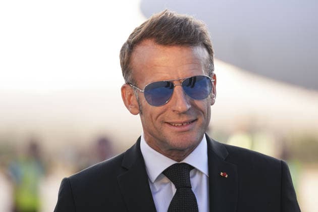 NATO Ankara Summit ANKARA, TURKIYE - JULY 7: French President Emmanuel Macron arrives at Esenboga Airport ahead of the 36th NATO Heads of State and Government Summit in Ankara, Turkiye, on July 7, 2026. Macron is welcomed upon arrival by Turkish Minister of Labour and Social Security Vedat Isikhan. Metin Aktas Anadolu Ankara Turkey. Editorial use only. Please get in touch for any other usage.  Copyright: x2026xAnadoluxMetinxAktasx
