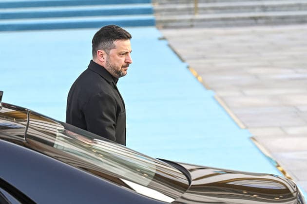 NATO Ankara Summit ANKARA, TURKIYE - JULY 7: Ukrainian President Volodymyr Zelenskyy attends a reception hosted for heads of state and government attending the 36th NATO Summit and their spouses at the Presidential Complex in Ankara, Turkiye, on July 7, 2026. Mehmet Ali Ozcan Anadolu Ankara Turkey. Editorial use only. Please get in touch for any other usage.  Copyright: x2026xAnadoluxMehmetxAlixOzcanx