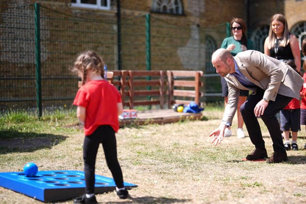 The Prince of Wales visits The London Welsh School The Prince of Wales visits the Ysgol Gymraeg Llundain (The London Welsh School) to join pupils in sending their best wishes to Team Wales ahead of the Glasgow 2026 Commonwealth Games, in Hanwell, London, UK, on the 7th July 2026. Picture by Aaron Chown WPA-Pool Hanwell The London Welsh School London United Kingdom  WHA-0830
