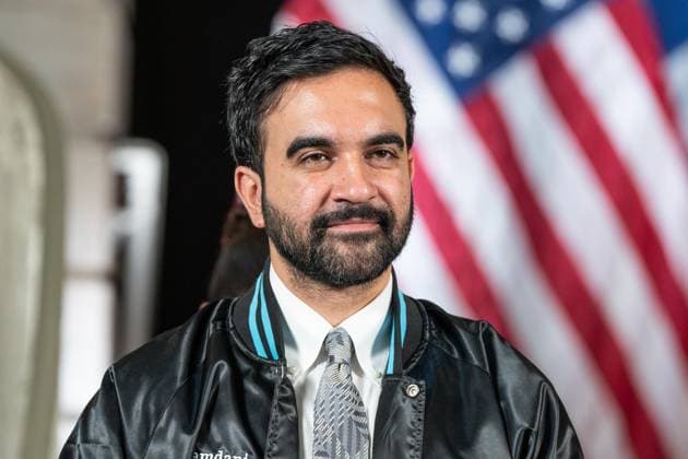 July 7, 2026, Bronx, New York, USA: Mayor Zohran Mamdani attends announcement the Gotham FC will play at Etihad Park stadium beginning in 2028 at City Hall press briefing in New York, NY on July 7, 2026. Bronx USA  - ZUMAr339 20260707_znp_r339_029 Copyright: xLevxRadinx