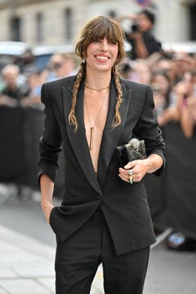 PFW Haute Couture Armani Prive Outside Arrivals JR Lou Doillon arriving at the Armani Prive show during Haute Couture Fashion Week in Paris, France, on 7 July 2026. Photo by Julien Reynaud APS-Medias ABACAPRESS.COM Paris France  Copyright: xReynaudxJulien APS-Medias ABACAx