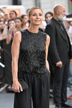 PFW Haute Couture Armani Prive Outside Arrivals JR Anna Ferzetti arriving at the Armani Prive show during Haute Couture Fashion Week in Paris, France, on 7 July 2026. Photo by Julien Reynaud APS-Medias ABACAPRESS.COM Paris France  Copyright: xReynaudxJulien APS-Medias ABACAx