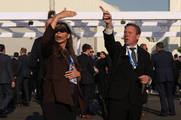 Defense Industry Forum 2026 as part of 36th NATO Summit in Ankara ANKARA, TURKIYE - JULY 7: Summit participants attend NATO Summit Defense Industry Forum 2026 Reception, hosted by President of the Presidency of Defense Industries (SSB) Haluk Gorgun, as a part of 36th NATO Ankara Summit at the Turkish Aerospace Industries (TUSAS) Kahramankazan campus in Ankara, Turkiye on July 7, 2026. At the reception the land, sea, and air capabilities of the Turkish defense industry are showcased. Dilara Irem Sancar Anadolu Ankara Turkey. Editorial use only. Please get in touch for any other usage.  Copyright: x2026xAnadoluxDilaraxIremxSancarx