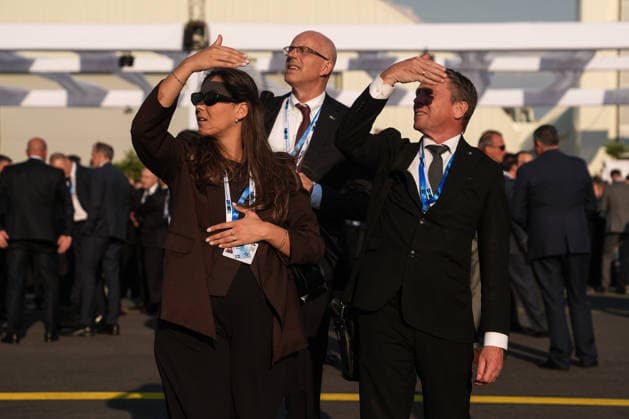 Defense Industry Forum 2026 as part of 36th NATO Summit in Ankara ANKARA, TURKIYE - JULY 7: Summit participants attend NATO Summit Defense Industry Forum 2026 Reception, hosted by President of the Presidency of Defense Industries (SSB) Haluk Gorgun, at the Turkish Aerospace Industries (TUSAS) Kahramankazan campus in Ankara, Turkiye on July 7, 2026. At the reception the land, sea, and air capabilities of the Turkish defense industry are showcased. Dilara Irem Sancar Anadolu Ankara Turkey. Editorial use only. Please get in touch for any other usage.  Copyright: x2026xAnadoluxDilaraxIremxSancarx