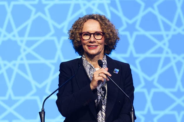 July 7, 2026, Ankara, Turkey: NATO Deputy Secretary General Radmila Shekerinska speaks at the Defence Industry Forum during the 2026 NATO Ankara Summit in Ankara, Turkiye, on July 7th, 2026. Ankara Turkey - ZUMAz156 20260707_zip_z156_030 Copyright: xBeataxZawrzelx