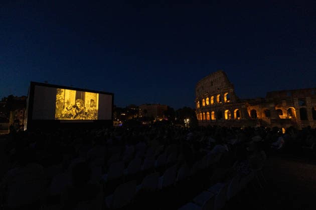 IPA86482404 - Opening of Quo Vadis?, the film festival in front of the Colosseum in Rome, organized by CSC Cineteca Nazionale and the Colosseum Archaeological Park  Copyright: xMatteoxNardonex xx 86482404