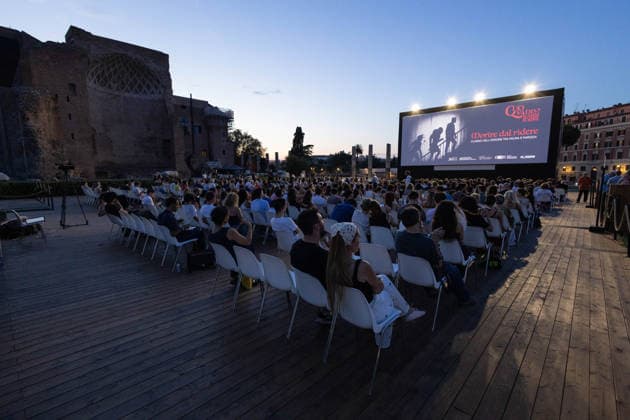 IPA86482397 - Opening of Quo Vadis?, the film festival in front of the Colosseum in Rome, organized by CSC Cineteca Nazionale and the Colosseum Archaeological Park  Copyright: xMatteoxNardonex xx 86482397