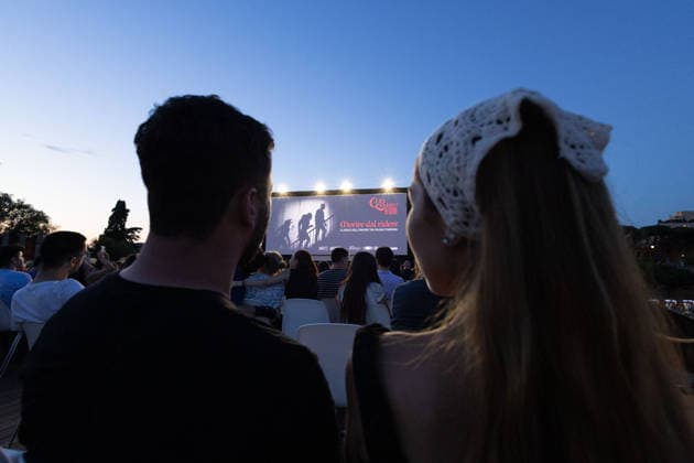 IPA86482398 - Opening of Quo Vadis?, the film festival in front of the Colosseum in Rome, organized by CSC Cineteca Nazionale and the Colosseum Archaeological Park  Copyright: xMatteoxNardonex xx 86482398