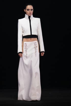 PFW - Stephane Rolland Runway A model walks the runway during the Stephane Rolland Haute Couture Fall Winter 2026 2027 show as part of Paris Fashion Week in Paris, France on July 07, 2026. Photo by Laurent Zabulon ABACAPRESS.COM  Copyright: xZabulonxLaurent ABACAx