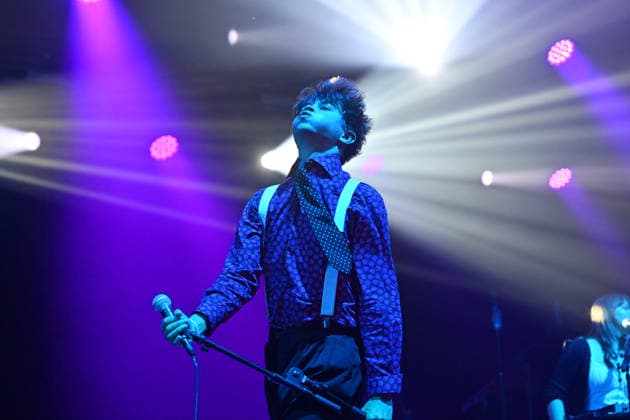 Tom A. Smith (GBR,Saenger), live,Konzert, Buehne stage,Tollwood Festival am 07.07.2026 *** Tom A Smith (GBR), singer, live, concert, stage, Tollwood Festival on July 7, 2026